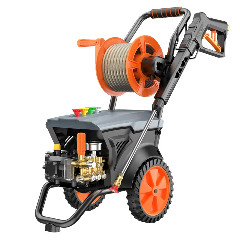 

Automatic Household 300bar Cordless High Pressure Water Gun Plug In Powered Car Washer Machine Portable Car Wash Gun