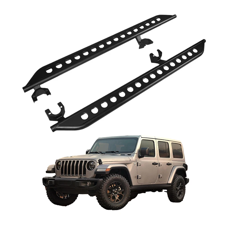 

Для Jeep Wrangler JK 2007-2017 JL 2018-2024 4x4 2-дверные 4-дверные боковые ступеньки Запчасти для внедорожников оптом подножки