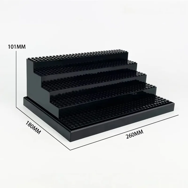 Acrylic Minifigures Display Case, Stackable and Dustproof Building Block Display Box for Lego Action Figure Toys Storage view 6