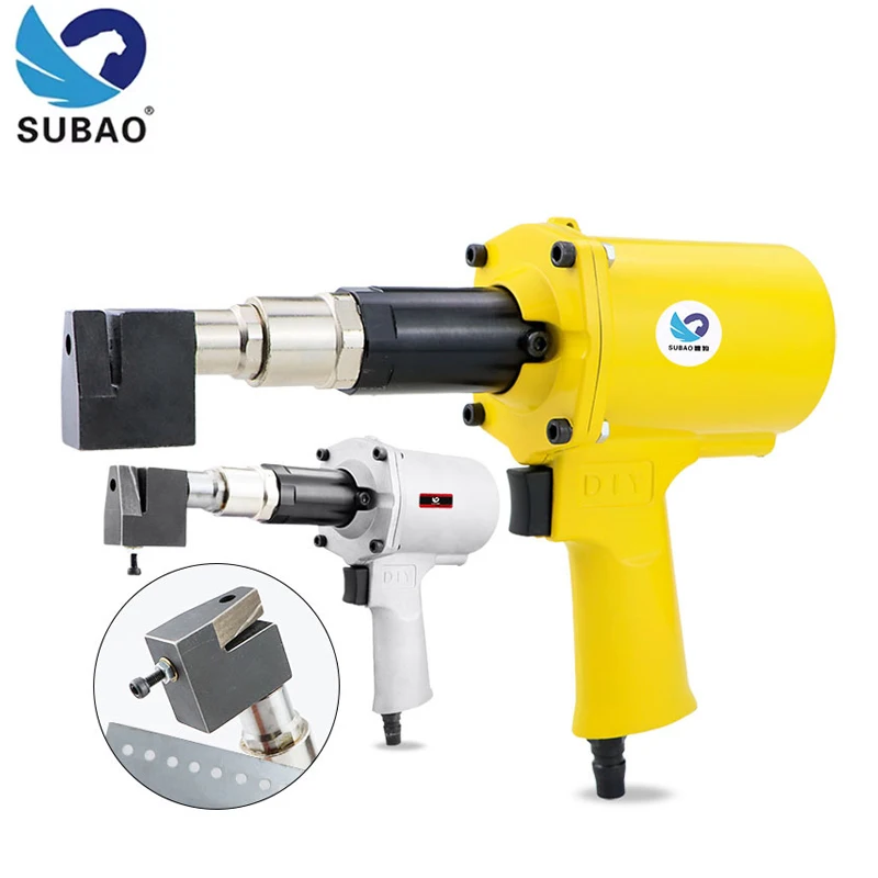 Pneumatic Hydraulic Advertising Punching Pliers, Metal Sheet Punch Gun For Iron Plate Sign Making