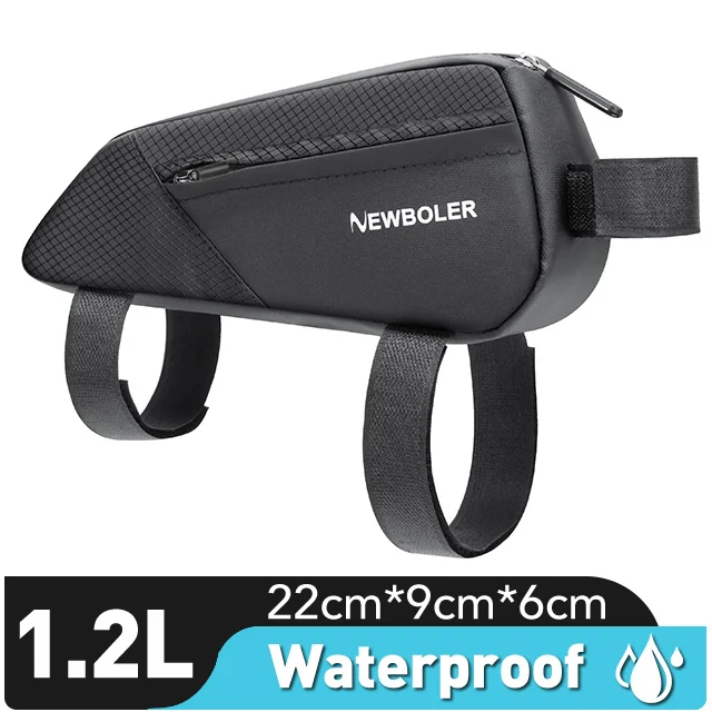NEWBOLER 2,5L Fahrradrahmen-Vorderrohrtasche Fahrrad-Packtasche MTB Rennrad-Werkzeugtasche Fahrrad-Oberrohrtasche Fahrradzubehör