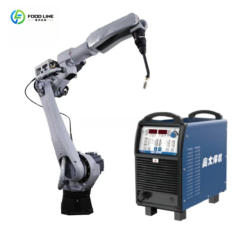 Customized Industrial 6 Axis Welding Robot Arm +Control Cabinet Teaching Pendant+Air Cooling Gun