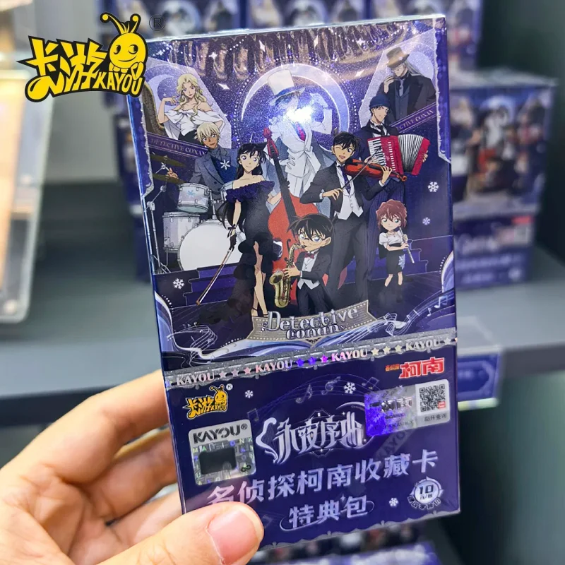 Genuine KAYOU Detective Conan Overture To Eternal Night Bonus Package Snowman Collection Card Anime Character Peripheral Cards