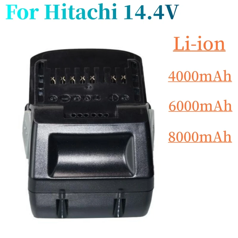 For Hitachi 14.4V 4.0/6.0/8.0Ah Battery Rechargeable Tool BSL1430 CJ14DSL BSL1440 CR14DSL BSL1415 DDS14DSL