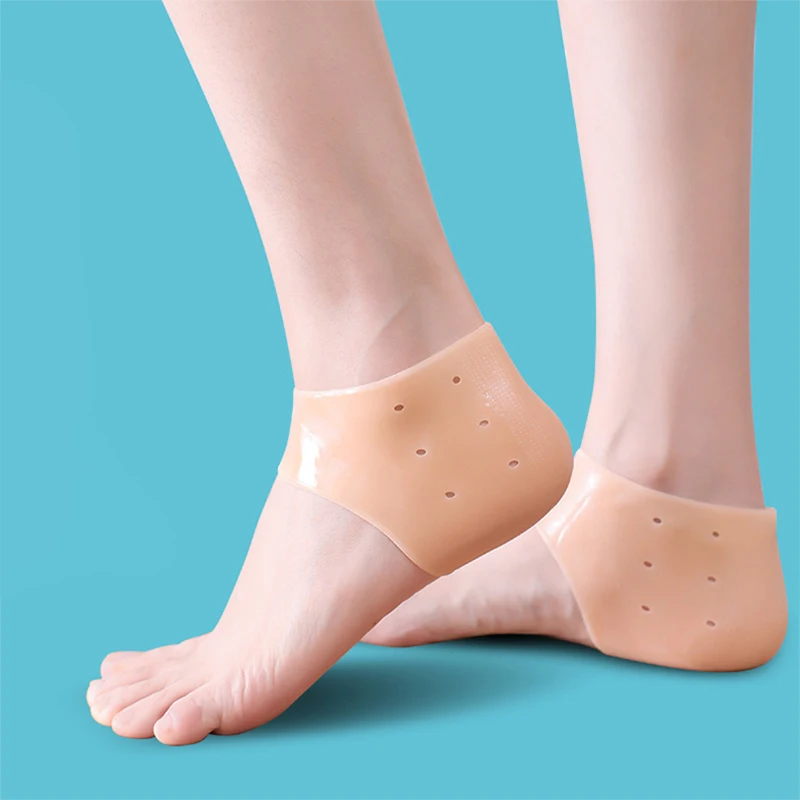 Silikon-Fersenschutz, Mittelfußpolster, Vorfuß-Gel-Fersenpolster, Plantarfasziitis, für Damen und Herren, Fußschmerzen, lindert Blisterprävention