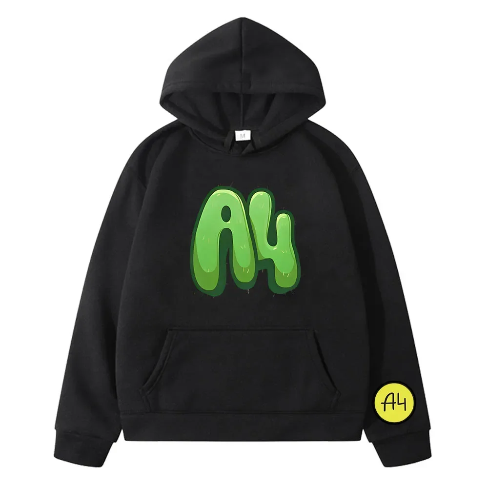 Мерч А4 VladA4 Cute Anime Hoodies Kawaii Manga/Comic Sweatshirts Graphic Cartoon Clothes Boys/girl Streetwear Fleece Large Hoody