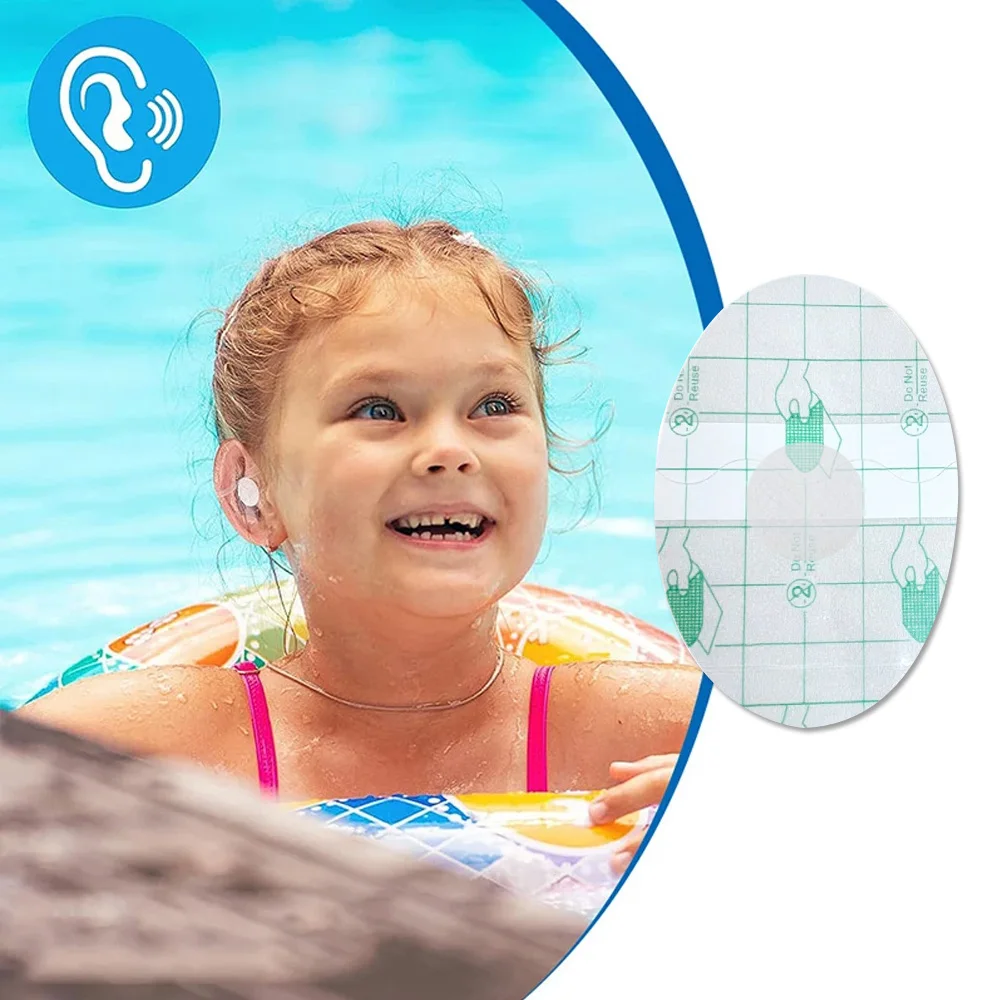 200Pack Waterproof Ear Protectors Disposable Ear Cover for Babies Kid & Adult Swimming Shower Ear Stickers for Noise Protection