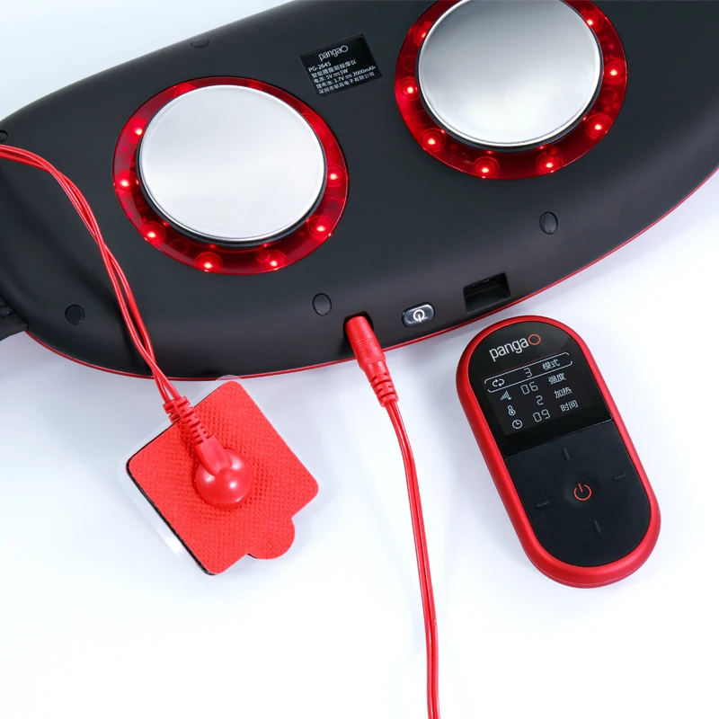 المكتبة الذكية الاهتزاز الجسم البطن التخسيس قطني العمود الفقري آلة تدليك نبض مدلك مع حزام الخصر #3