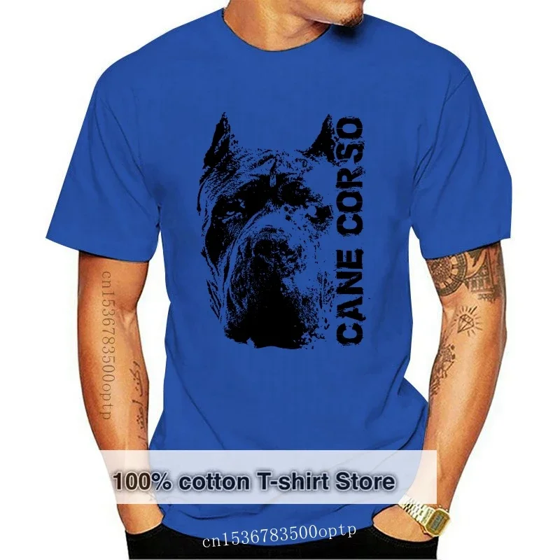 Cane Corso Head Dog T Shirt Top Tee Design Men'S Summer 2020 Short Sleeves Street Wear Plus Size Print Fashion  Army T Shirt