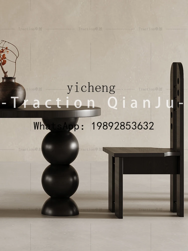 Solid Wood Dining Table Home Acrylic Dining Table Art Office Desk