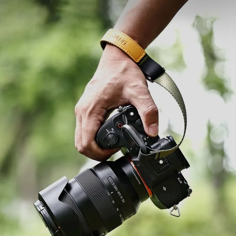 real leather Camera Wrist Strap for DSLR Mirrorless Camera Quick Release Camera Hand Strap Wrist Lanyard photography accessories