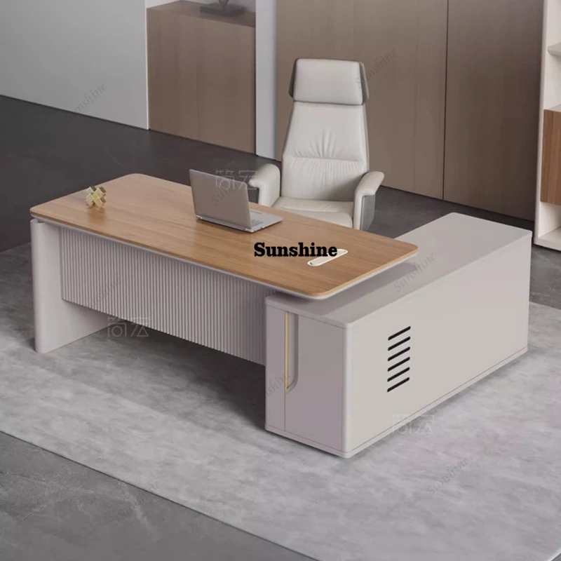 Taipan High-end Atmosphere President Chairperson Modern Simple Manager Room Boss Desk and Chair