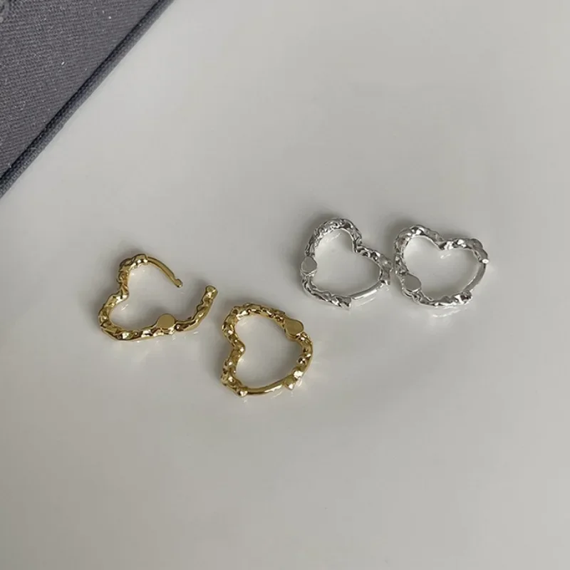 

New High Quality Heart Design 925 Sterling Silver Earring for Women Jewelry Wholesale Gift