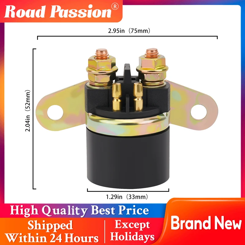 Motorcycle Starter Relay Solenoid For SUZUKI GS1150 GN125 GS300 GSF400 GS500 GSX600 LS650 DR250 LT160 LT230E LT300E ATV LT-F4WD