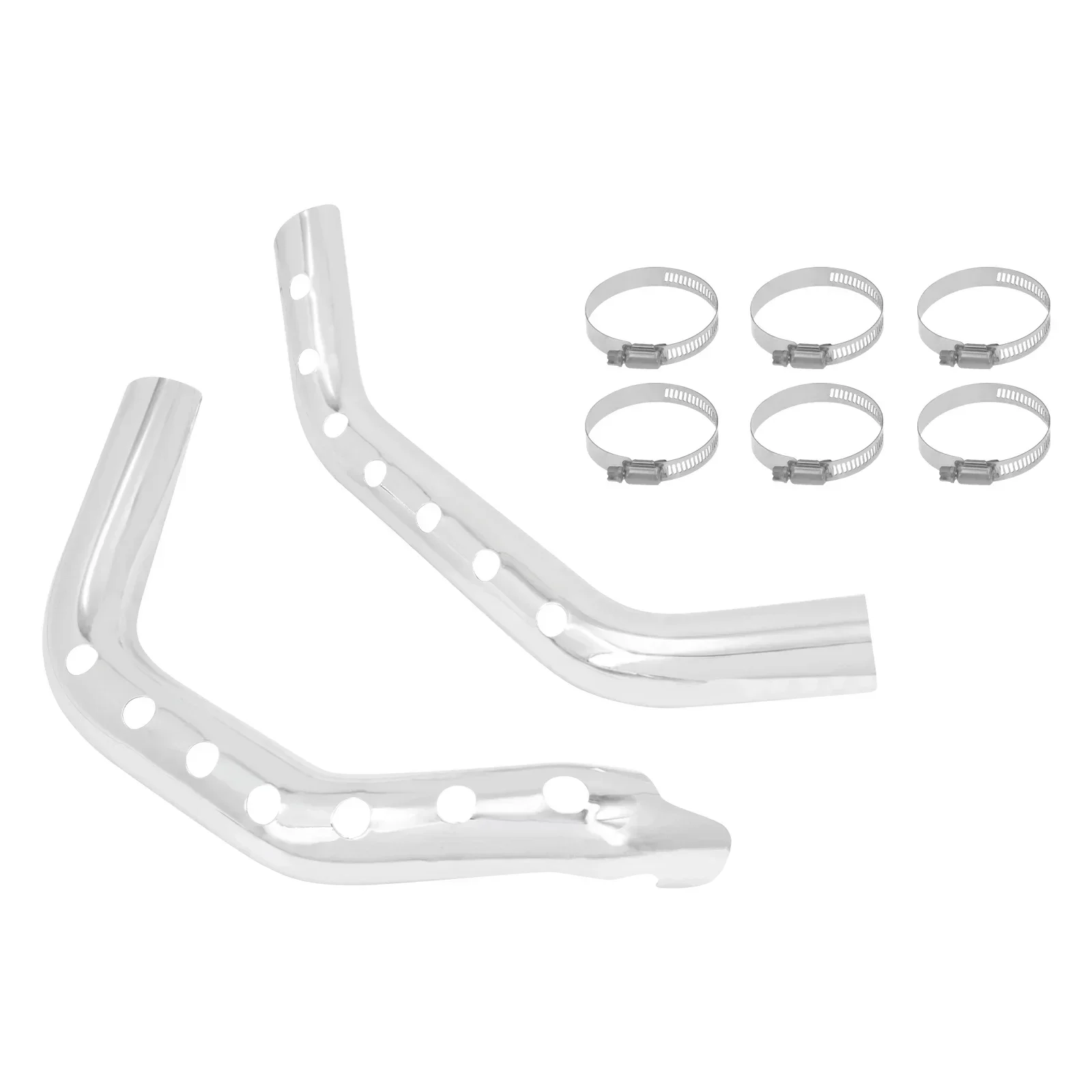Bouclier Thermique D'Échappement Moto En Acier Inoxydable - Protection Robuste Universelle 14,5x6,5cm