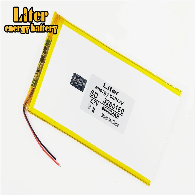 3283150 3.7V 6000mAh ليثيوم أيون اللوحي البطارية ل 7,8 ، 9 بوصة اللوحي بوليمر lithiumion البطارية مع جودة عالية