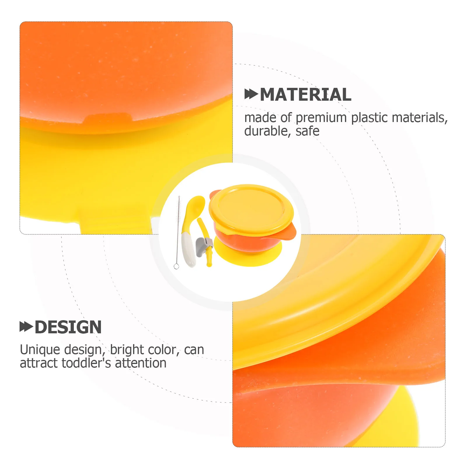 1 مجموعة 1 مجموعة الطفل شفط مع غطاء مكافحة تحرق وعاء طعام للطفل التغذية الذاتية شفط السلطانيات مجموعة وعاء الطفل مع ملعقة القش
