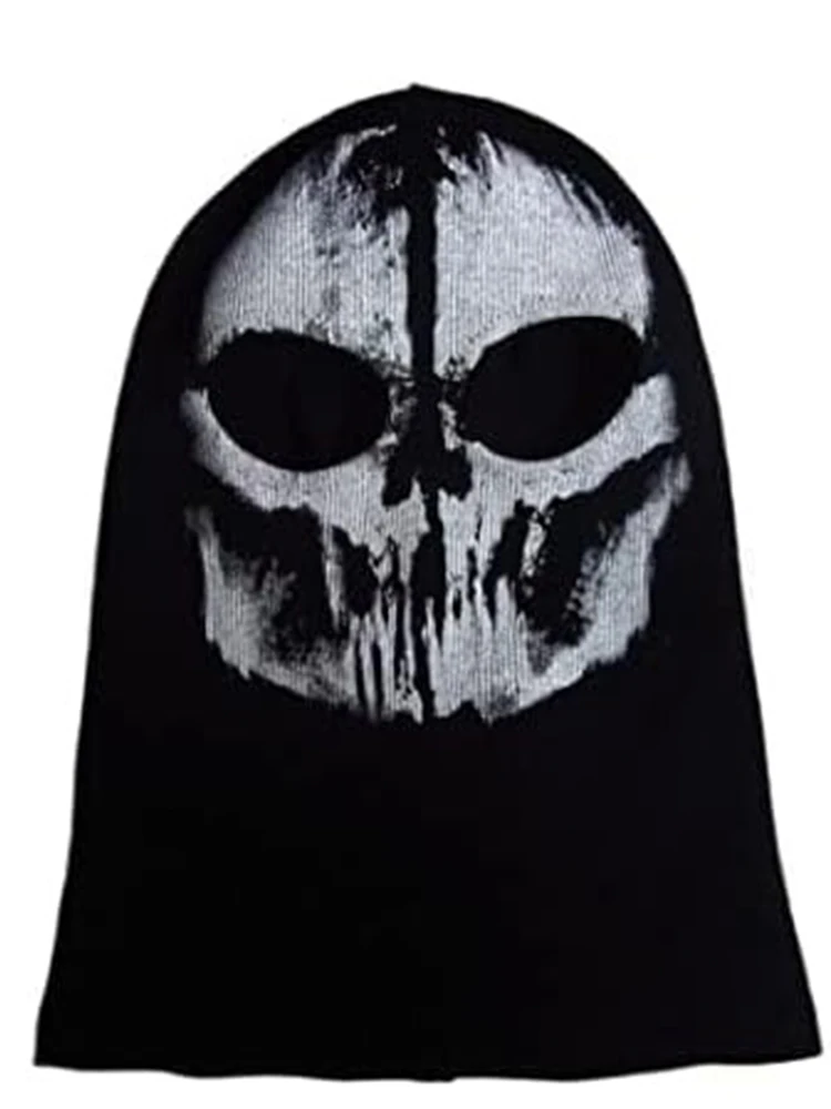 Halloween new mask Black Mask Balaclava Beanies Hats Men Ghost Skull Full Face Warmly Mask Hood Beanie Ggorros Hombre Casquette