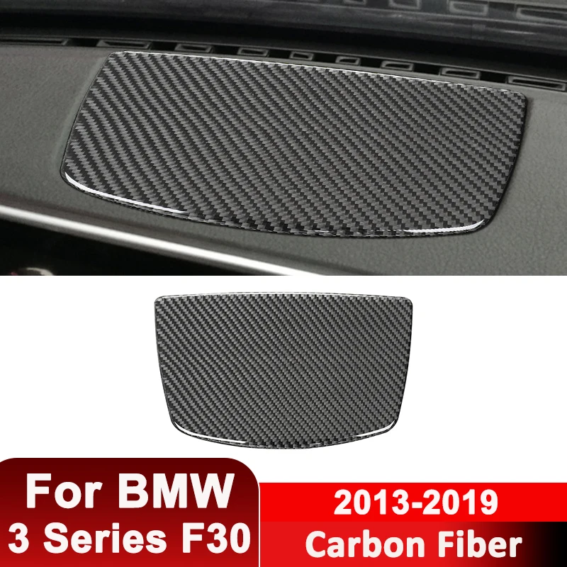 

For BMW 3 Series F30 2013-2019 Carbon Fiber Car Dashboard Speaker Pad Soundproof Panel Decorative Sticker Auto Interior Parts