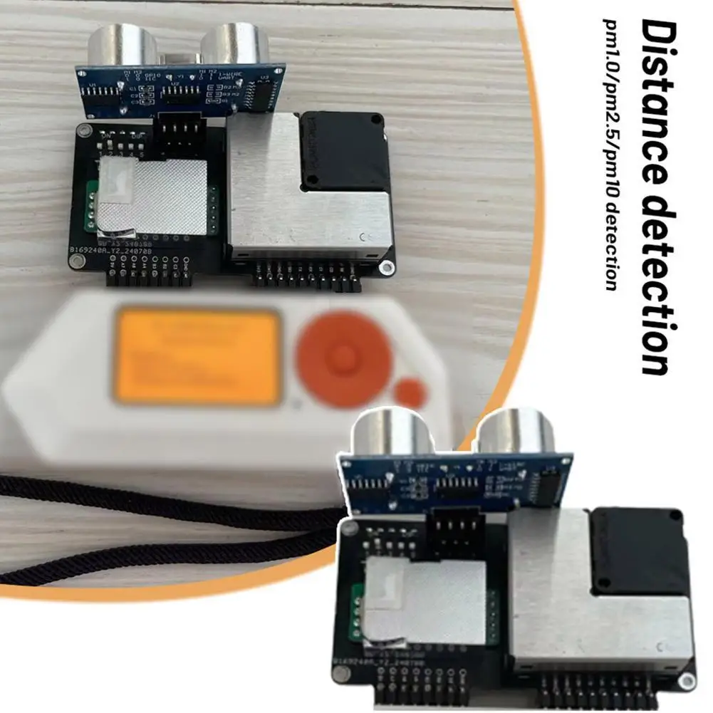 

For Flipper Zero 5-in-1 Module CO2 Detection PM1.0 PM2.5 PM10 Detection Distance Detection Motion Detection Radar Servo Tester