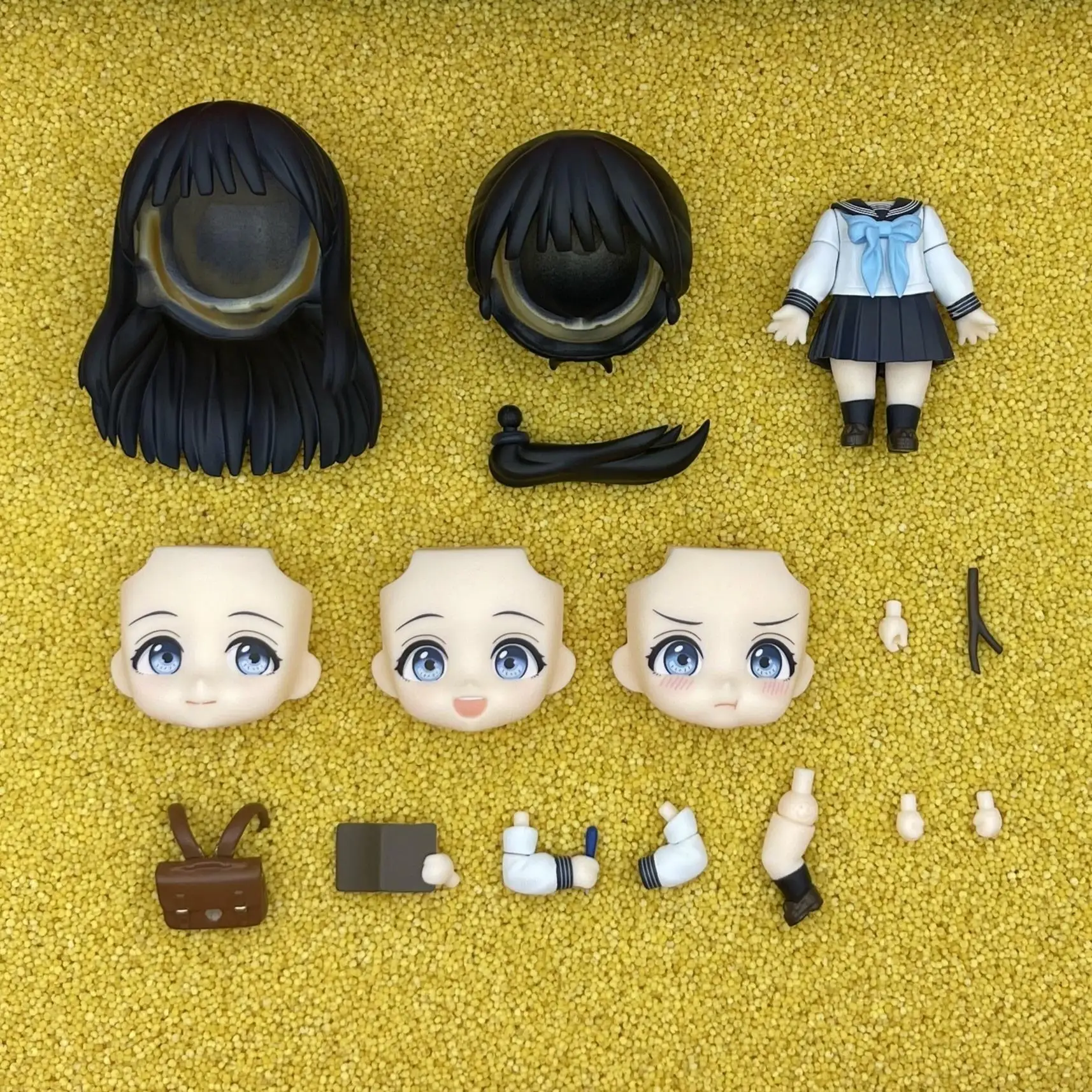 mingrixiaolu GSC Clay Man Face doll face hair doll accessories