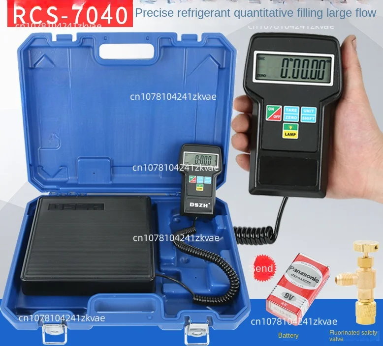 

Electronic Digital Balance Scale RCS-N9030 Refrigerant Electronic Scale Large Flow Automatic Programmable Charging Precision