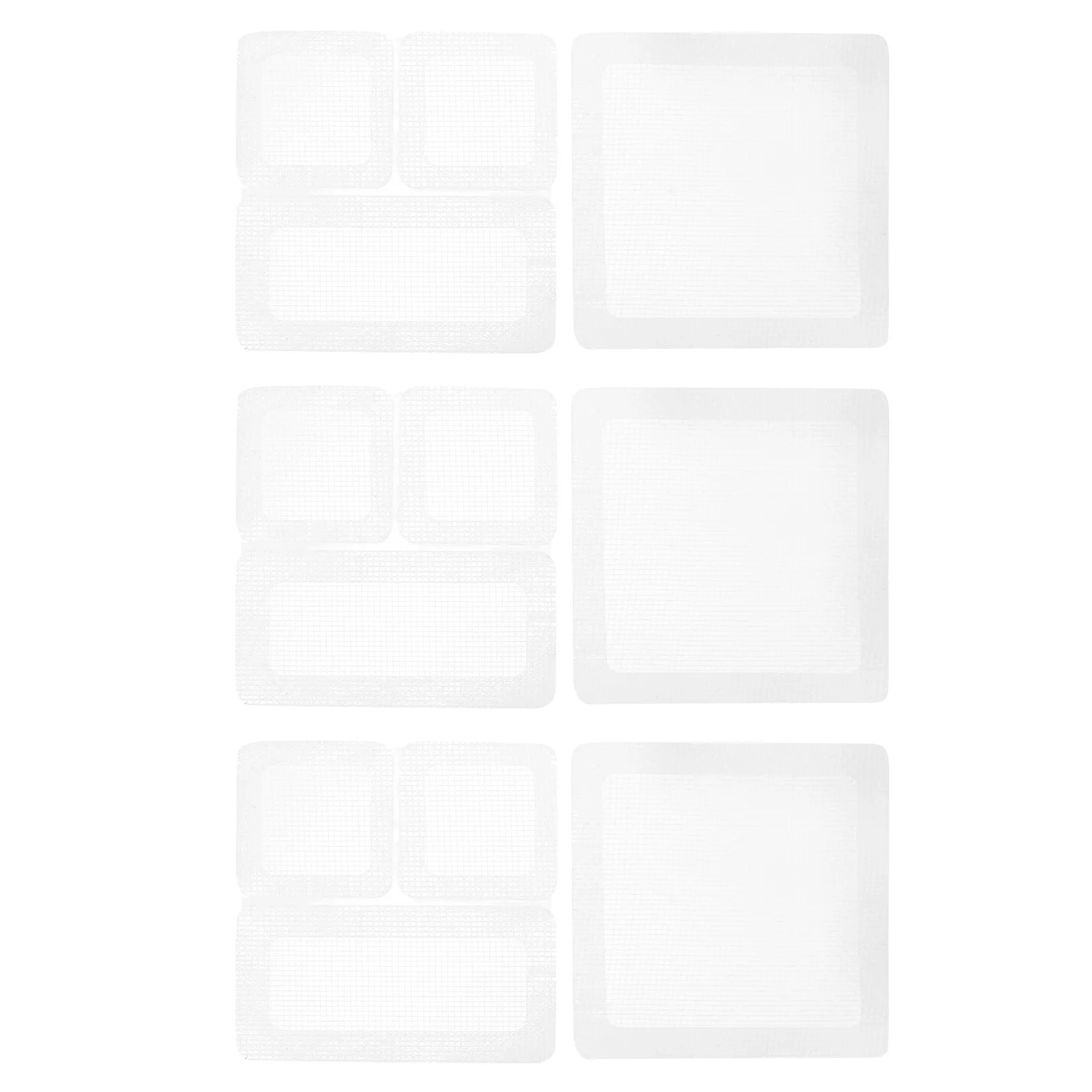 

12pcs Self-Adhesive Window Repair Patch Strong Stick Holes Tears Fixing Durable Screen Window Supplies Screen Patch Repairing