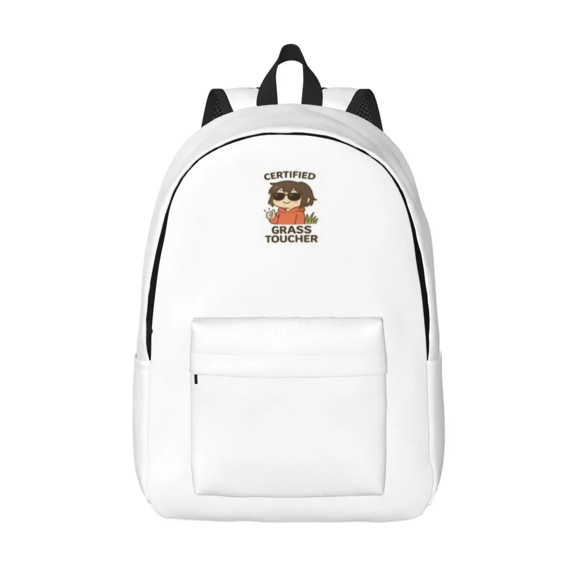 

Сертифицированный травяной Toucher, милый кавайный аниме-толстовка с капюшоном, наклейка для девочек, простой и стильный рюкзак, холст, рюкзак, женский рюкзак