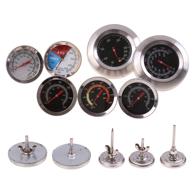 1PCS Freezer Oven Thermometer BBQ Grill Temperature Gauge Best Accurate Stainless Steel Safe Cooker Thermo Meters Baking Tools