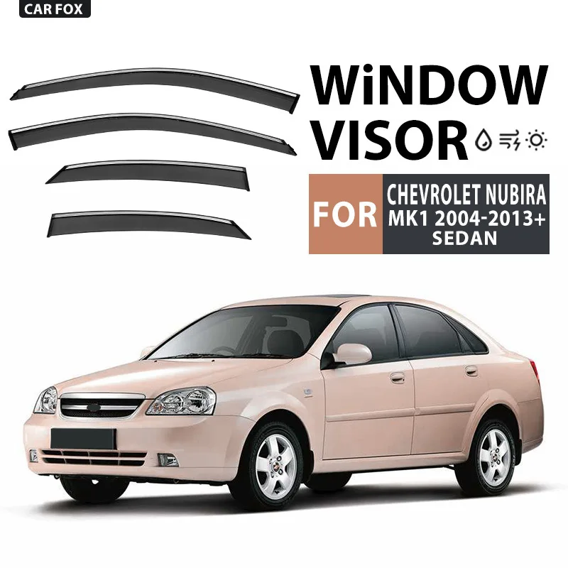 

Для Chevrolet Nubira 2004-2013: Дефлекторы окон, ветровики, защита от дождя и солнца, аксессуары для стайлинга автомобиля