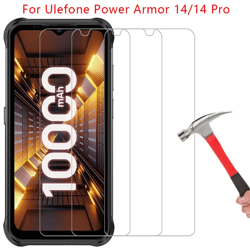 screen protector for ulefone power armor 14 pro protective tempered glass on armor14 14pro armor14pro phone film glas 9h