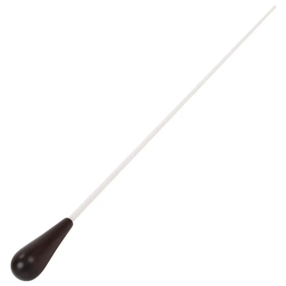 High Quality Ebony Wood Concert Baton Lightness Texture Musical Conductor White Handle Stage Music Performances Director Stick