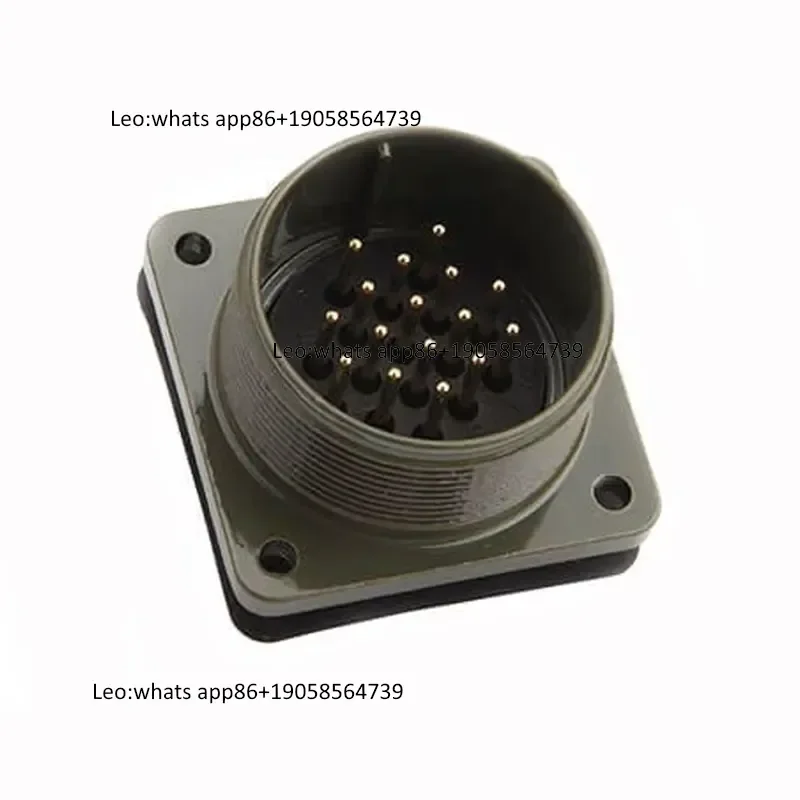 5015 Series Size 24-5 Shell 16 Pin Connector Industrial Control Extension Cordset & Panel Mount Receptacle Solder Cup
