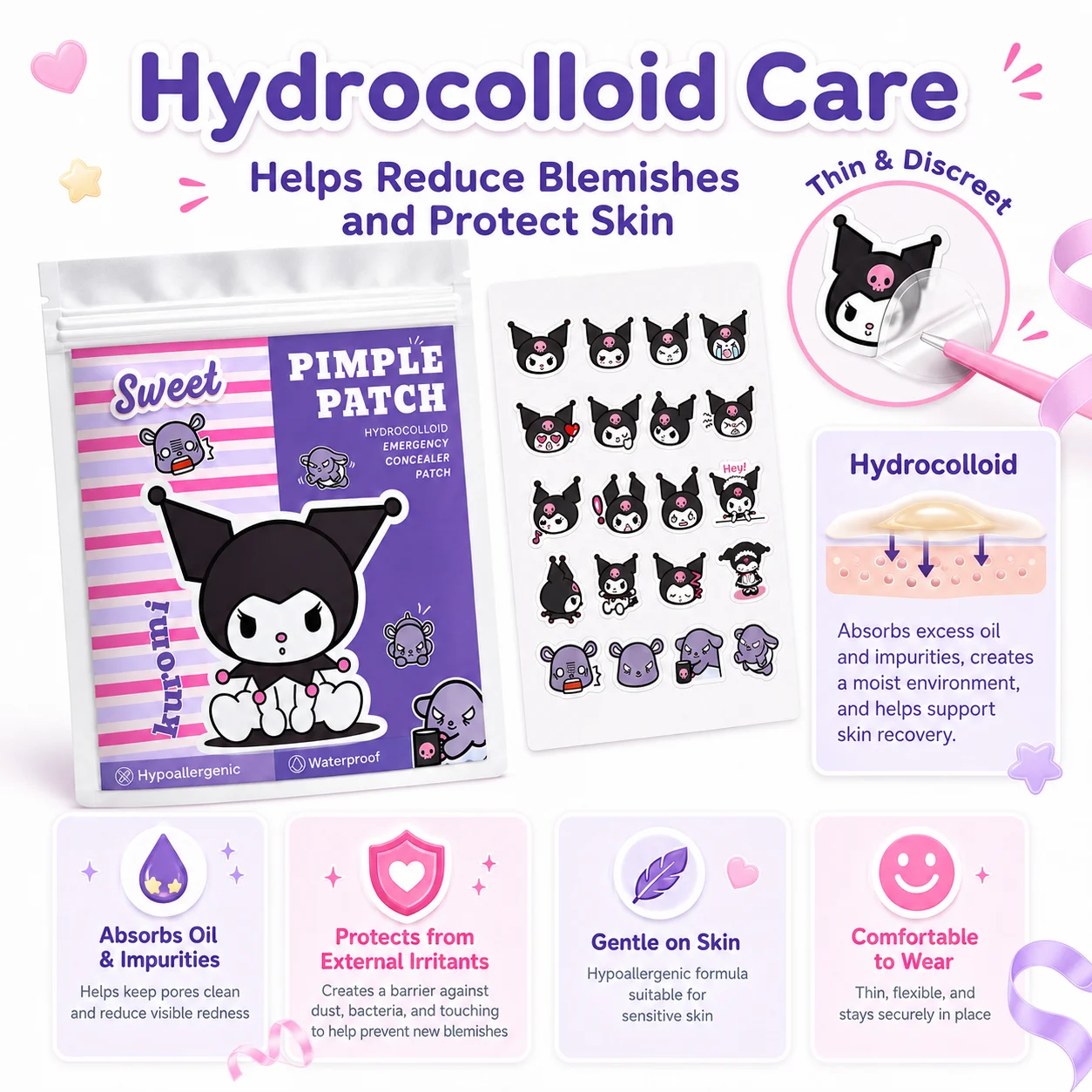 Cerotti idrocolloidali per bru - Hydrocolloid Acne Patch recensione e prezzo