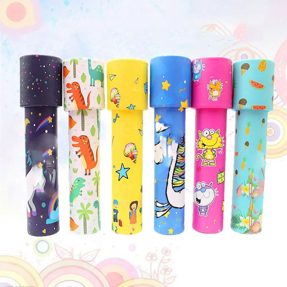 Gifts Sensory Toy Graduation Gift Rotatable Paper Kaleidoscope Educational Toys Kaleidoscope Toys Rotating Kaleidoscope