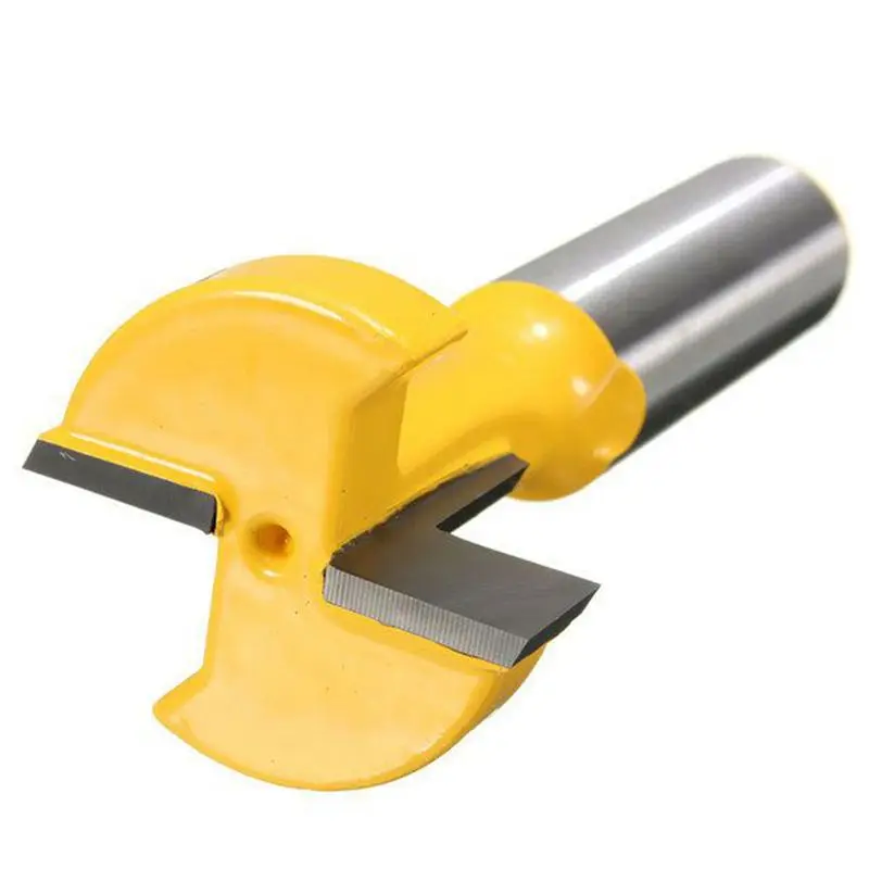 Y42A-4Pcs 1/2 Inch Shank Router Bit T-Slot & T-Track Slotting Tenon Cutter Tool