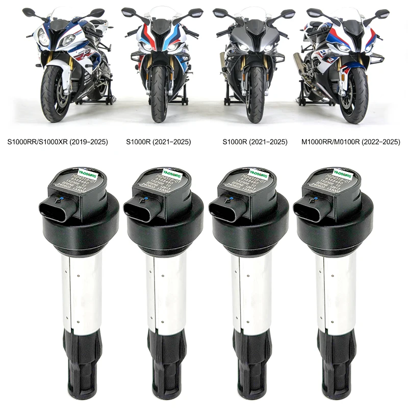 

IGNITION COIL 2019-2026 FOR BMW S1000R S1000RR S1000XR M1000R M1000RR K63 K66 K67 K69 F750 F750GS F850 F850GS F900R F900XR