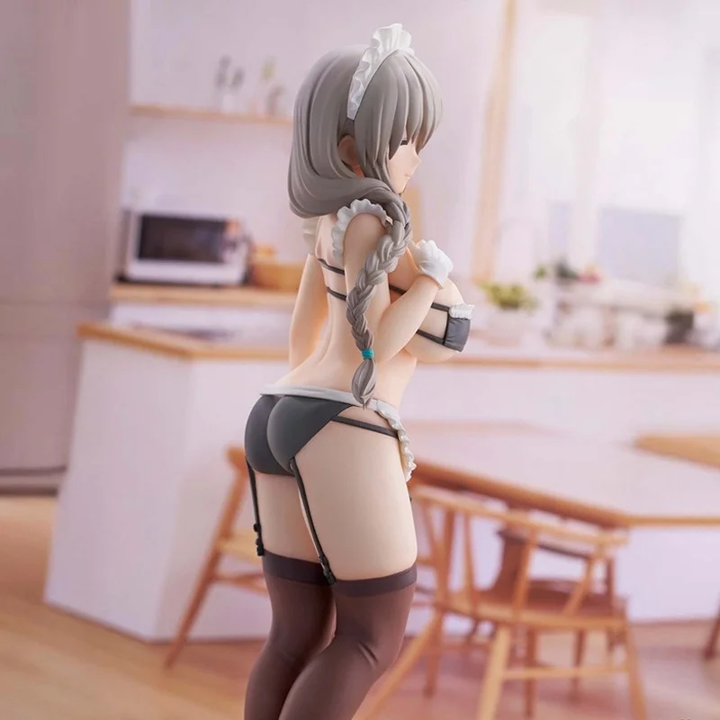 En Stock Banpresto Chan veut sortir des Figurines d'anime paillettes et Glamours Uzaki Tsuki modèle de femme de chambre jouets Wy figurines d'action cadeaux