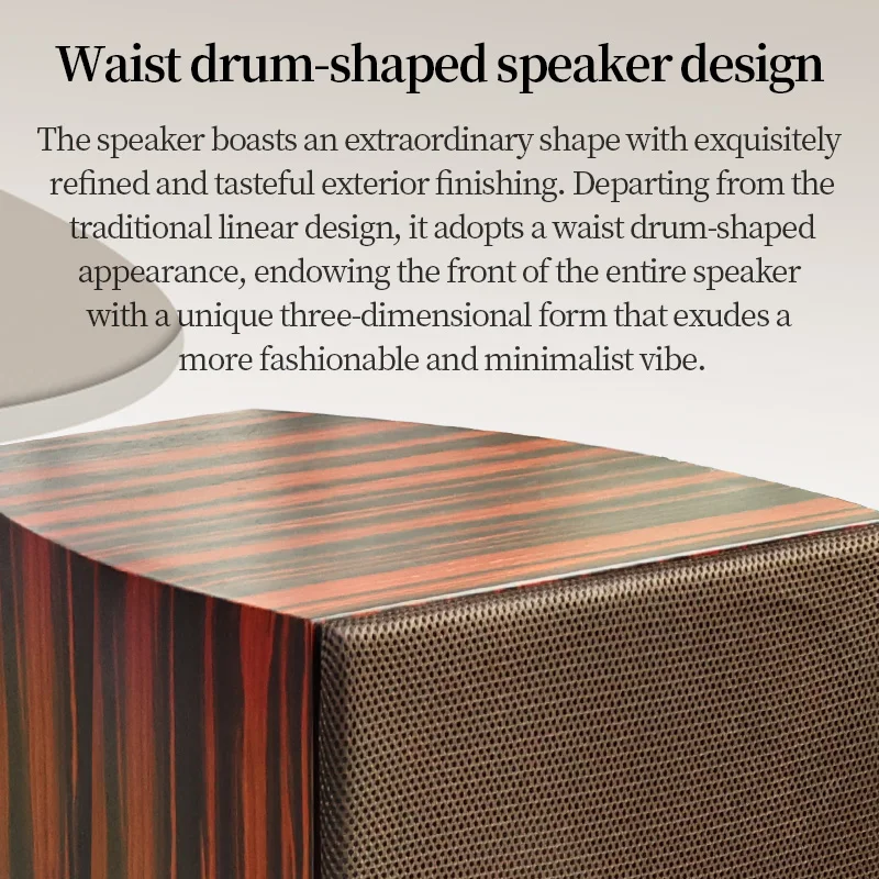 WZ-1000F Floor Speaker Tower Speaker Wooden Case Passive None-Battery Lossless