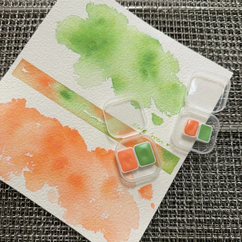 1ml/2ml Subpack Holbein HWC Fruit Limited Watercolor W528 Green Grape WG508 Melon Orange Granulating Transparent Artist Paint
