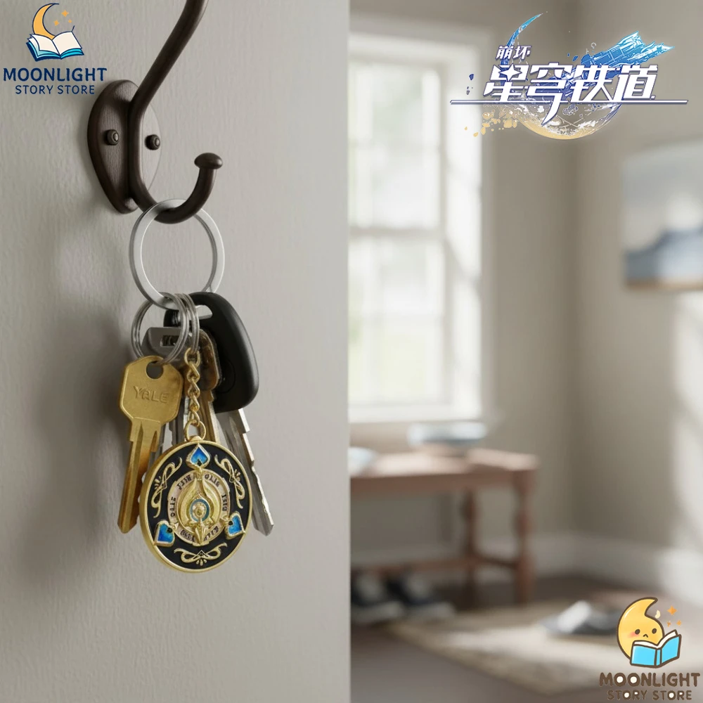 Honkai: Star Rail Anime Merch Breloczek Aventurine Ozdoba do Plecaka Zawieszka Prezent Świąteczny dla Fana Niezbędna Biżuteria