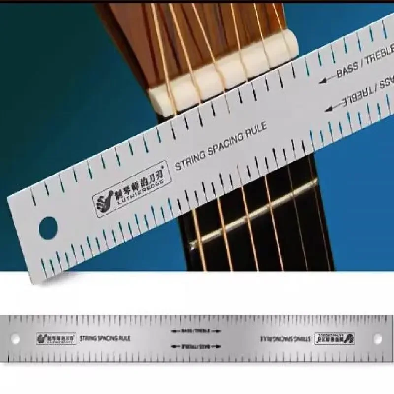 

Professional Guitar String Pillow Slot Ruler Luthier Master Making Tool
