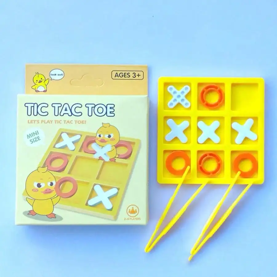 Juego de mesa de batalla de Tic-Tac-Toe para niños, juego de mesa de tres en una fila, conexión Xo, ajedrez, juguete de descompresión de escritorio