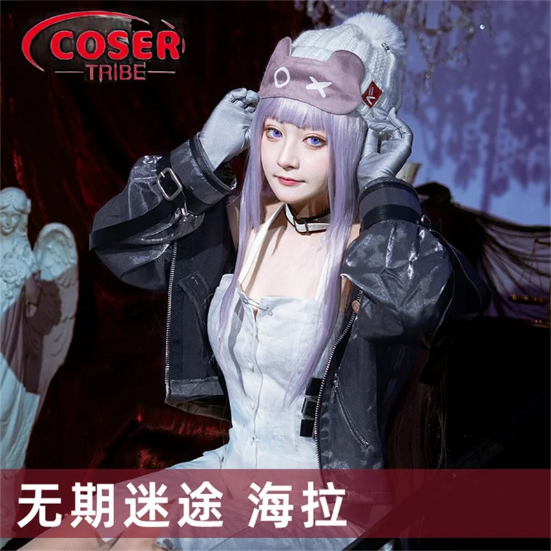 COSER TRIBE  Anime Game Path to Nowhere Hella   Halloween Carnival Role CosPlay Costume Complete Set