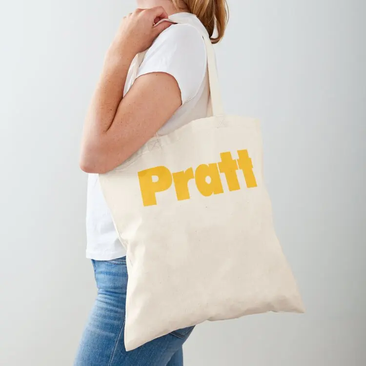 

BEST SELLER - Pratt Institute Logo Merchandise Tote Bag women bag shopping bag Portable shopping handbag
