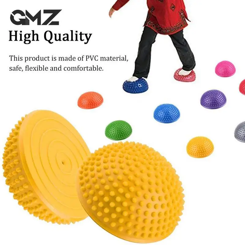 Kids Balance Training Stepping Stones Sports Bosu Balls Durian Fitness Massage Pad Yoga Balls Indoor Outdoor Gym Equipment