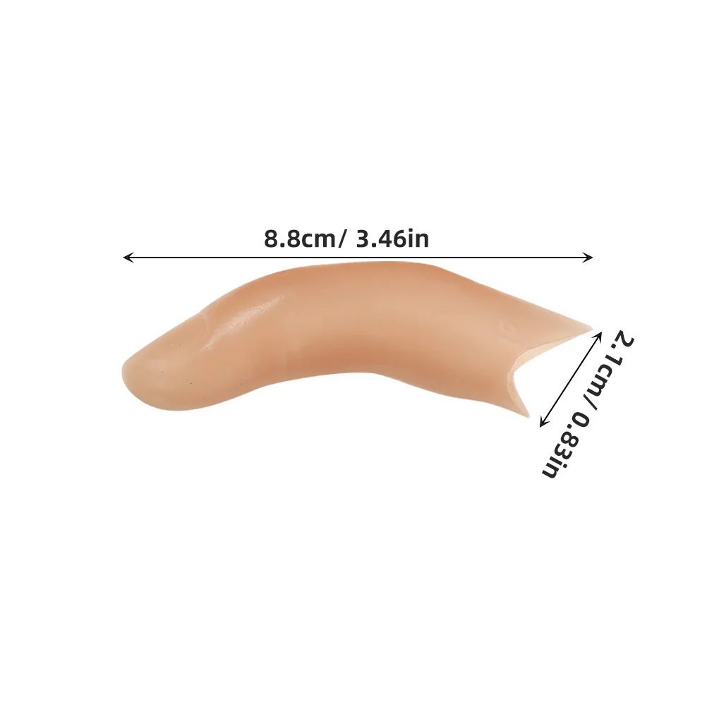 10 pçs decoração de halloween assustador realista dedos falsos truque adereços festa brincadeiras cosplay palco desempenho mão falsa dia das bruxas