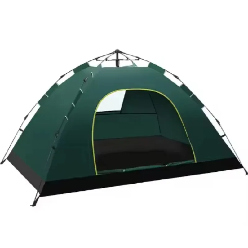 

STLF Large Portable Outdoor Oxford PVC Canopy Tent Set Breathable One-Living for Glamping for 3-4 People for Family Camping