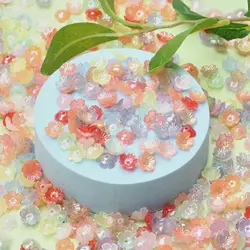 100Pcs/bag 10.5mm Acrylic Small Daisy Flower Loose Beads Jewelry Making DIY Earrings Bracelet Hair Jewelry Pendant