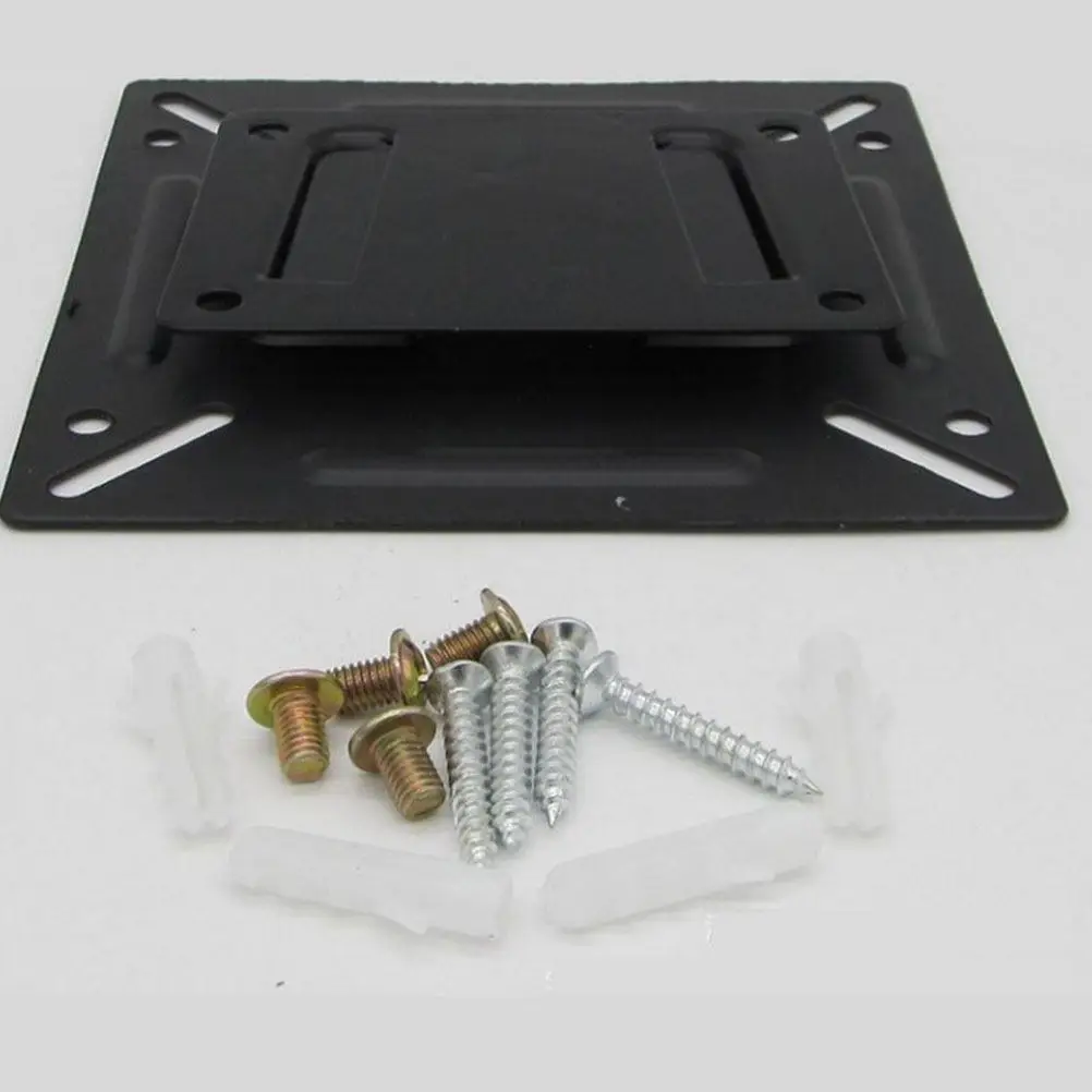 3Pcs LCD TV Stand Metal Steel Adjustable Height Stable Holder for Home Office Store Hotel Stand LCD TV
